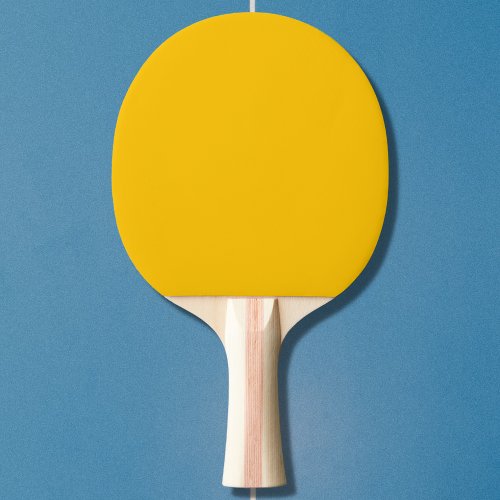 Golden Poppy Solid Color Ping Pong Paddle