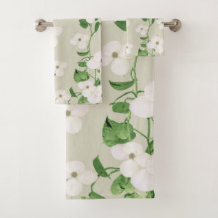 Golden Pothos Ivy Flower Dream #1 #tropical #wall Bath Towel Set