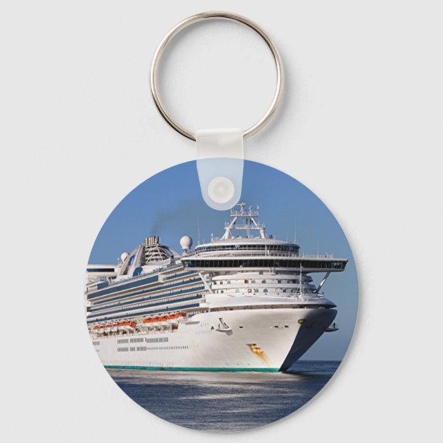 Golden Princess cruise ship Keychain (Front)