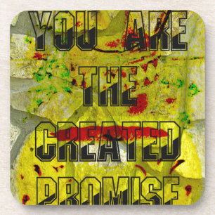 Golden Promise: The Golden Script of Destiny Beverage Coaster