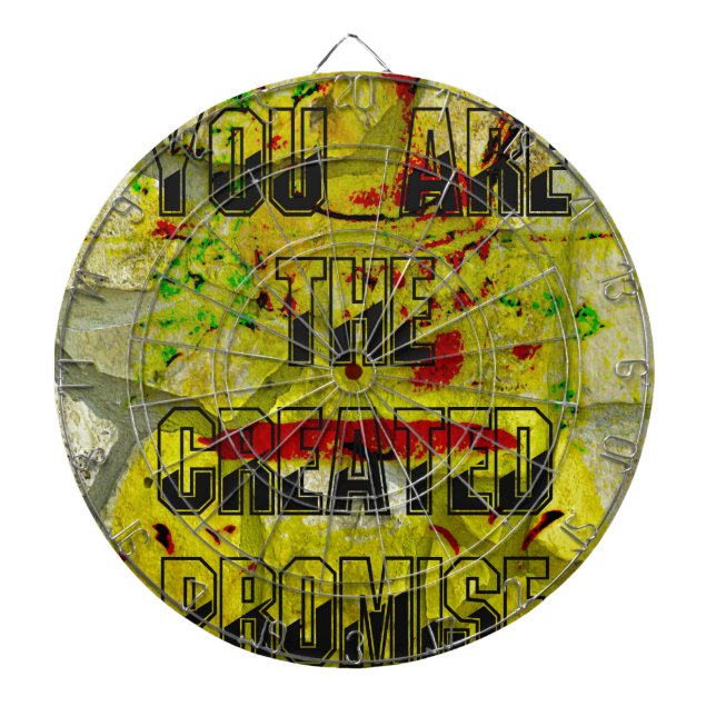 Golden Promise: The Golden Script of Destiny Dart Board (Front)