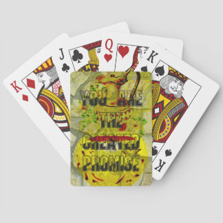 Golden Promise: The Golden Script of Destiny Poker Cards