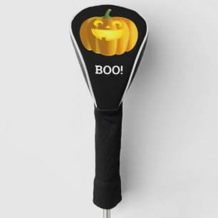 Golden Pumpkin Custom Golf Club Cover