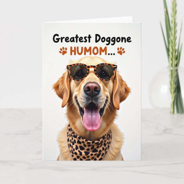 Golden Pup Fashion Card (Front)