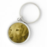 Golden Puppy Keychain