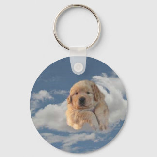 Golden Puppy Keychain Heavenly