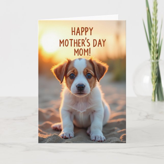 Golden Puppy Love Card (Front)