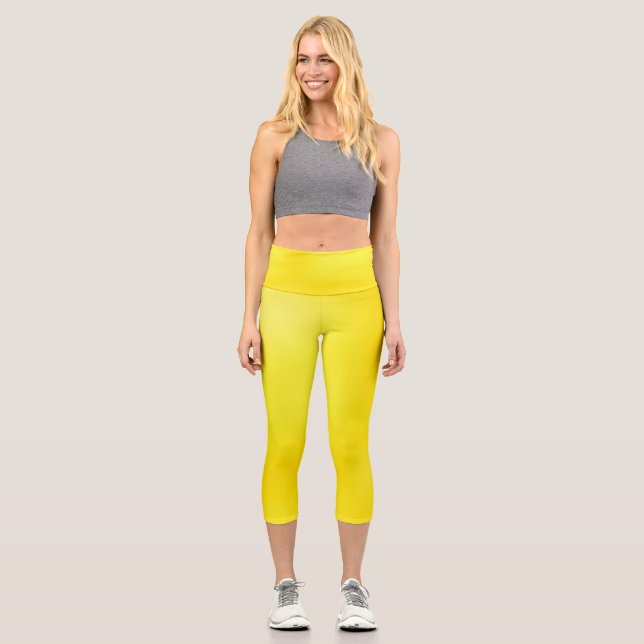 Golden Quiet Capri Leggings (Front)