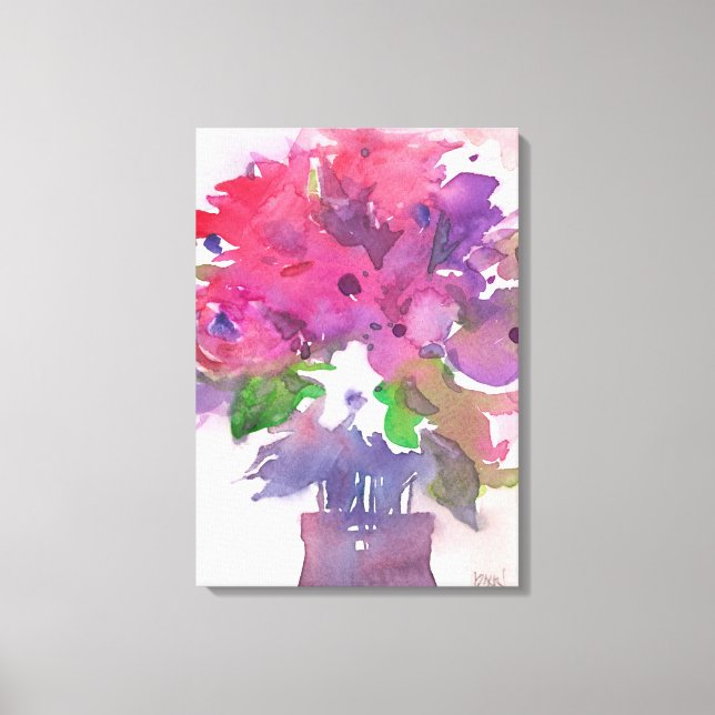 Golden Quote V Canvas Print (Front)