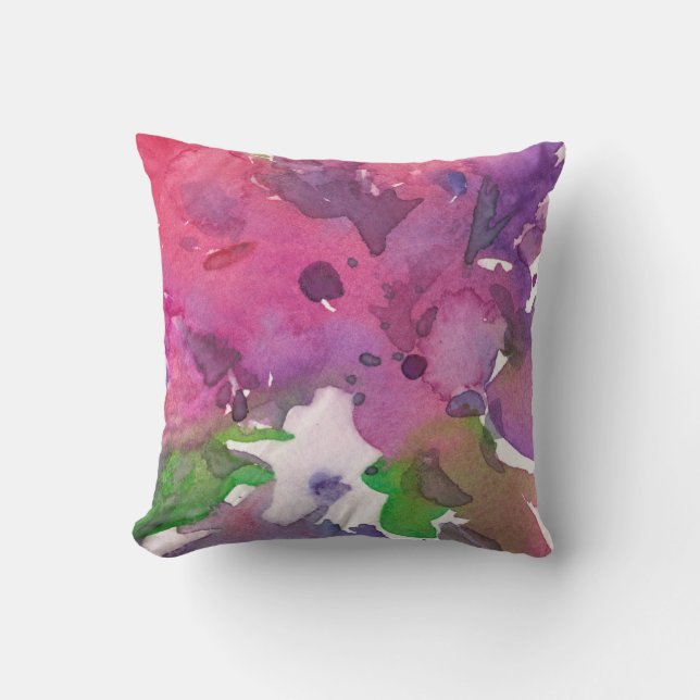 Golden Quote V Throw Pillow (Front)