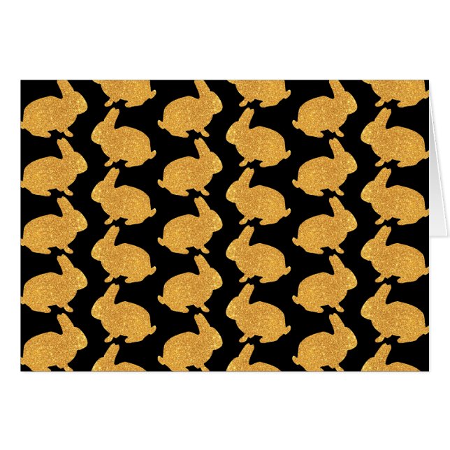 Golden Rabbits Cards (Front Horizontal)