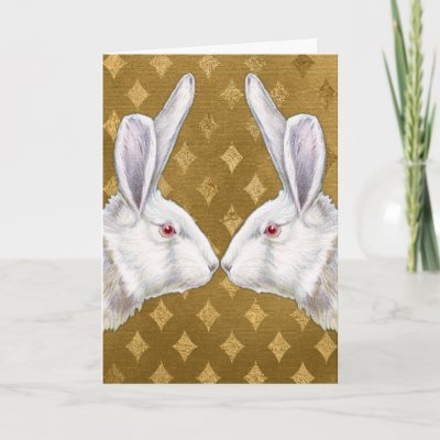Golden Rabbits Easter