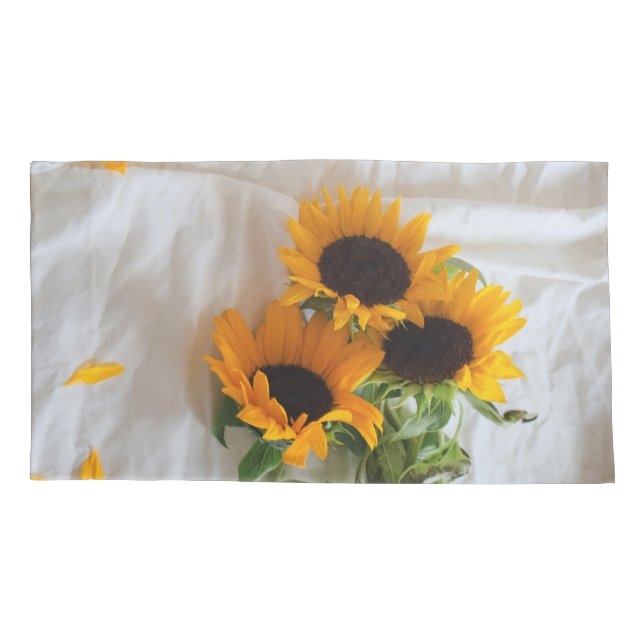 Golden Radiance Pillow Case (Back-Left)