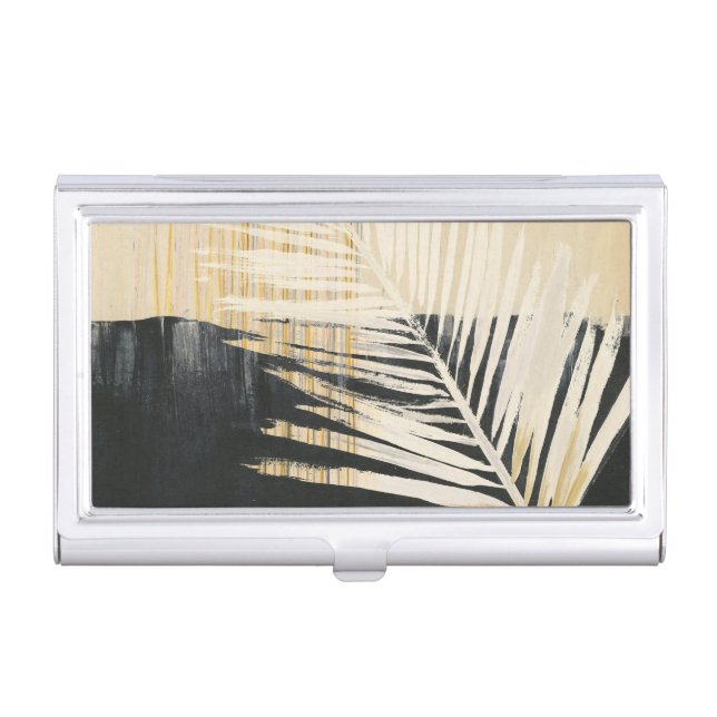 Golden Raffia - Palm Fronds Business Card Case (Front)
