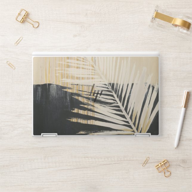 Golden Raffia - Palm Fronds HP Laptop Skin (Desk)