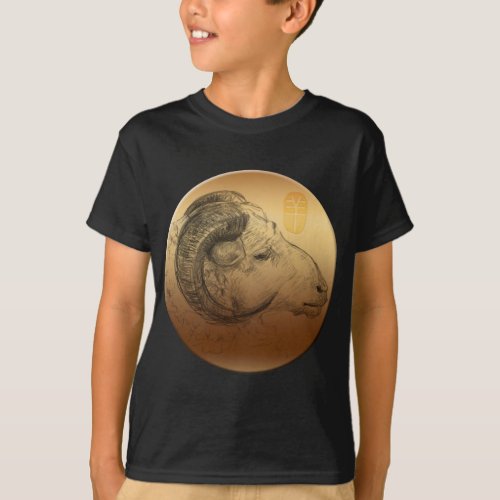 Golden Ram Year Chinese Astrologue Zodiac K Shirt