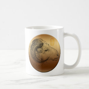 Golden Ram Year Chinese Astrology Zodiac Mug