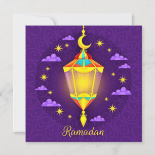 Golden Ramadan Kareem Holiday Card