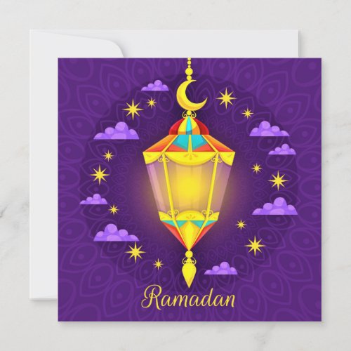 Golden Ramadan Kareem  Holiday Card
