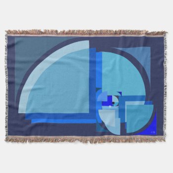 Golden Ratio Deconstructed Poster Throw Blanket by Ars_Brevis at Zazzle