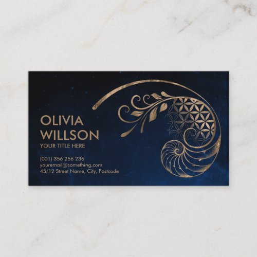 Golden Ratio _ Flower of life _ Sacred Geometry Business Card