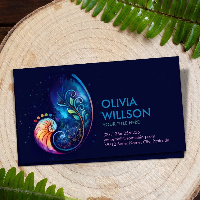 Golden Ratio - Flower of life - Sacred Geometry Business Card (Creator Uploaded)