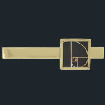 Golden Ratio Gold Finish Tie Bar<br><div class="desc">Golden Ratio</div>