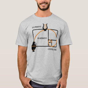 Golden Ratio Greece: Euphony, Harmony, Geometry T-Shirt