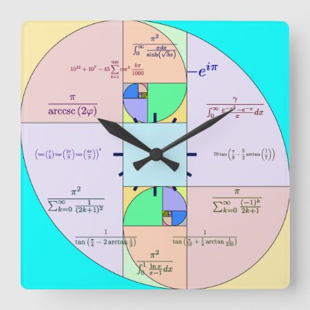 Golden Ratio Math Clock