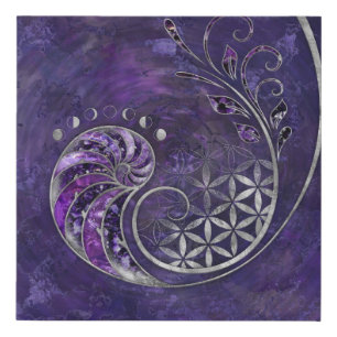 Golden Ratio - Sacred Geometry Ornament Faux Canvas Print