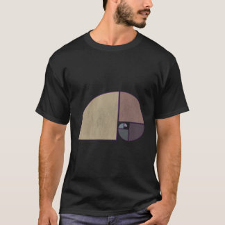 Golden Ratio Spiral Art Fibonacci Spiral Fauvism D T-Shirt