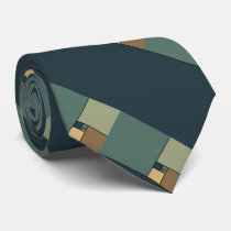 Golden Ratio Squares (Neutrals) Neck Tie Golden Ratio Squares (Neutrals) Neck Tie