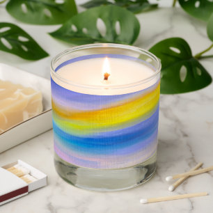 Golden Ray Abstract Scented Candle
