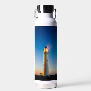 Golden Ray Lighthouse Water Bottle