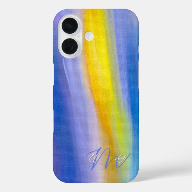 Golden Ray Modern Abstract Art Case-Mate iPhone Case (Back)