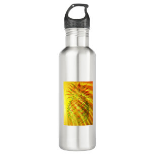 Golden Rays Passing Through A Large Pineapple Stainless Steel Water Bottle