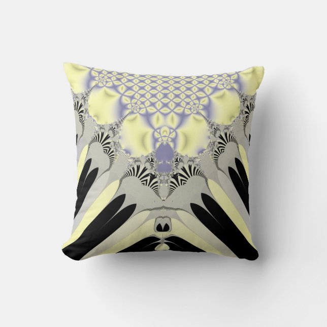 Golden Rays Throw Pillow (Front)