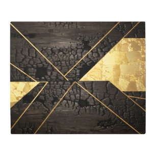 Golden Rebirth: Elegant Art from Chaos Metal Art