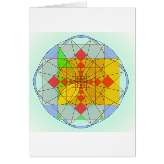 Golden rectangle shapes cards (Front)