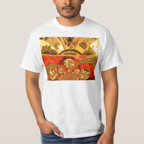 Golden red African art Your Custom Value T_Shirt