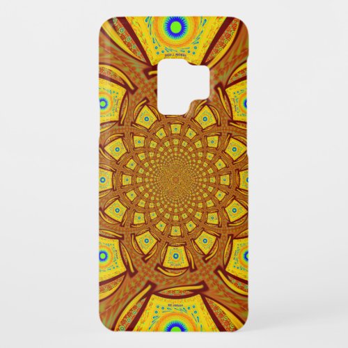Golden Red African Asian traditional colors Case_Mate Samsung Galaxy S9 Case