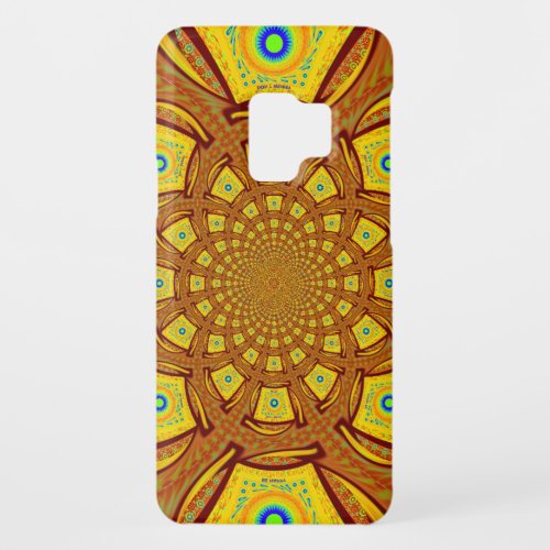 Golden Red African Asian traditional colors Case_Mate Samsung Galaxy S9 Case