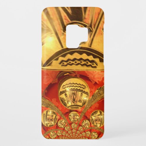 Golden red African traditional art Case_Mate Samsung Galaxy S9 Case