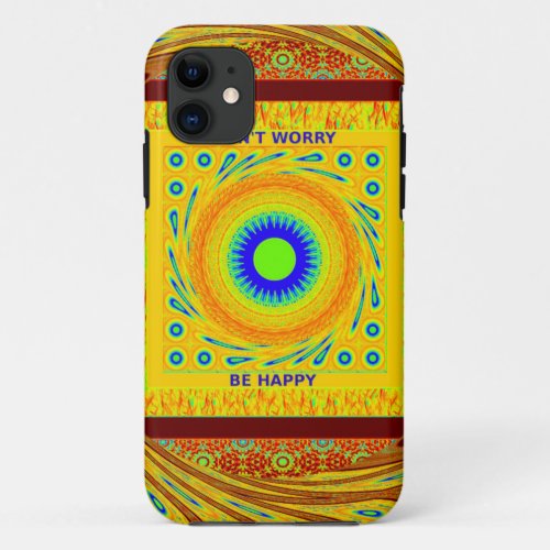 Golden Red African Traditional Color iPhone 11 Case