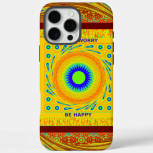 Golden Red African Traditional Color iPhone 16 Pro Max Case