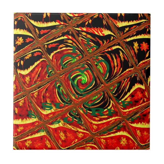 Golden red African Traditional Color.png Tile (Front)