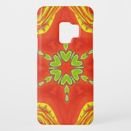 Golden red African Traditional colors Case_Mate Samsung Galaxy S9 Case