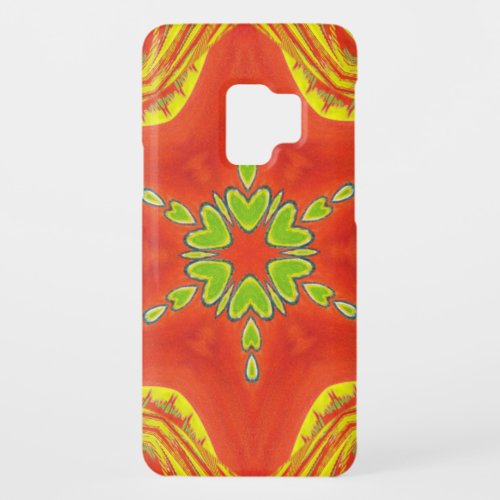 Golden red African Traditional colors Case_Mate Samsung Galaxy S9 Case