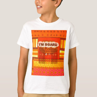 Golden Red African Traditional Colors Fun Am bored T-Shirt