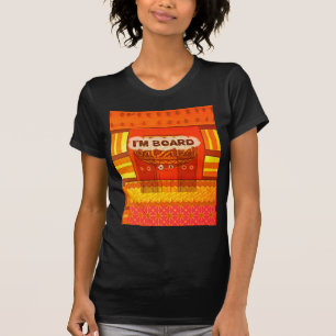 Golden Red African Traditional Colors Fun Am bored T-Shirt